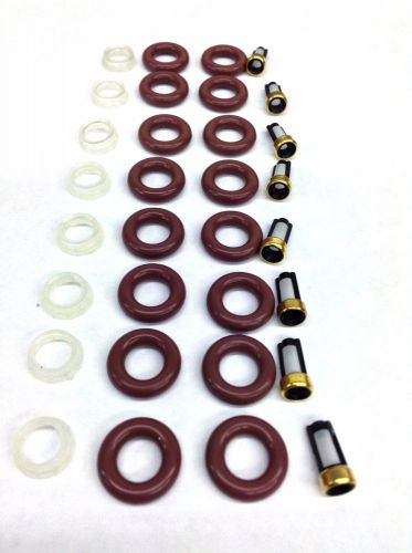 Fuel injector repair kit o-rings, pintle caps filters 2000-2007 audi vw 4.2l v8