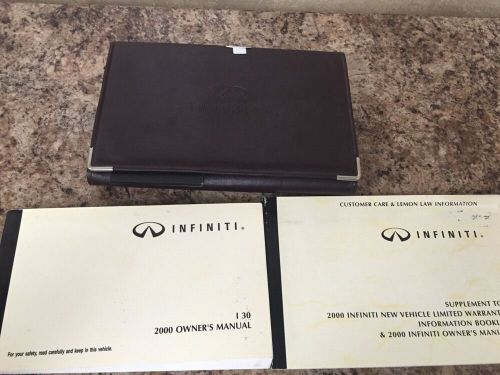 2000 infiniti i30 owners manual book literature oem fast free shipping w/ case 2