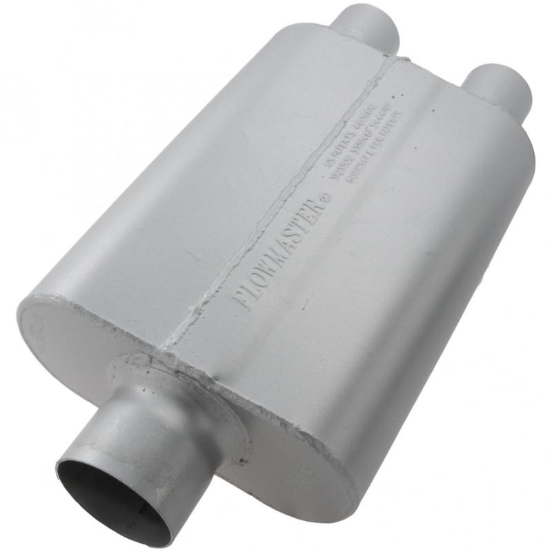 Flowmaster 40 delta flow muffler - 3.00 center in / 2.25 dual out - aggressive