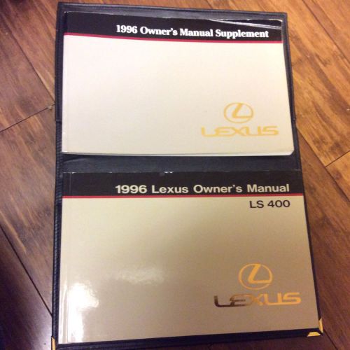 1996 lexus ls 400 owners manual fast free shipping usa and canada