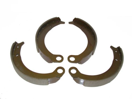 4 brake shoes 39 40 41 42 ford &amp; mercury w/ round hole , new 1939 1940 1941 1942