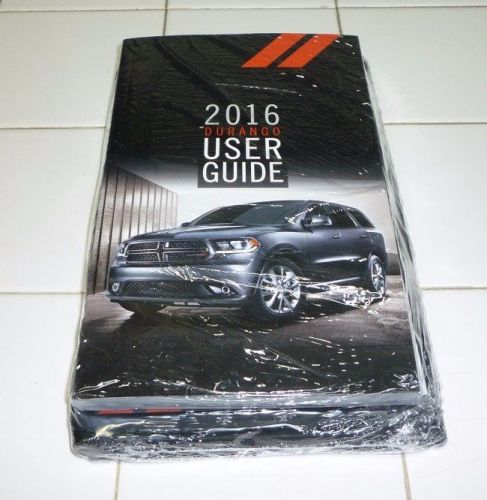 2016 dodge durango user guide owner manual set guide +case 16 new