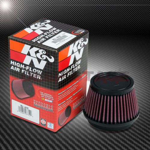 K&amp;n kn universal performance 3.5”round tapered cotton air rubber filter ru-4410