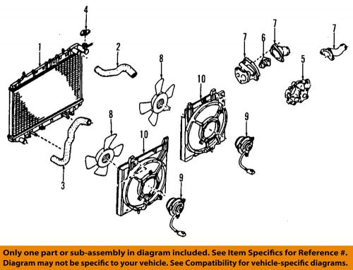 Infiniti nissan oem 94-96 g20-radiator 2141062j00