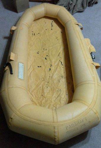 Vintage survival life raft paratrooper 1959