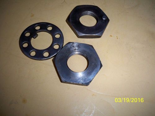 1948-1949-1950 packard custom 8 front wheel bearing nut, retainer locks.