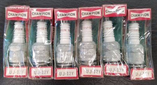 Single (1) new plugs from old stock spark plugs in box champion uj-12y