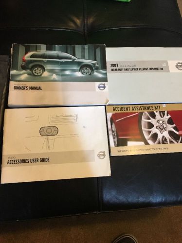 2007 volvo xc90 owners manual book set