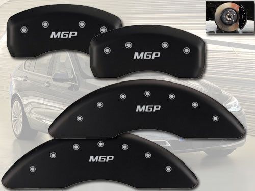 2009-2013 bmw 535i xdrive front + rear matte black mgp brake disc caliper covers