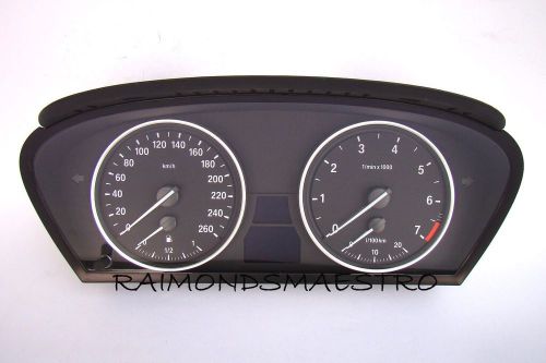 Bmw e70 3.0si/4.8i/5.0i instrument cluster / panel / speedometer km/h 9218849