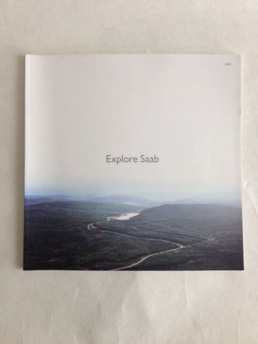 2003 explore saab brochure deluxe dealer literature - new