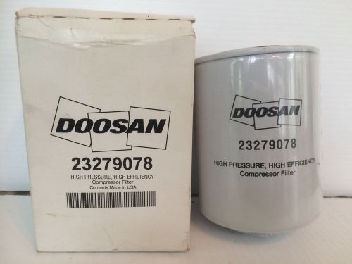 23279078 doosan ingersol rand compressor oil hydraulic air filter