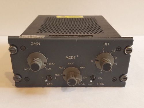 Wcp-702 aircraft radar display control panel 622-5130-113