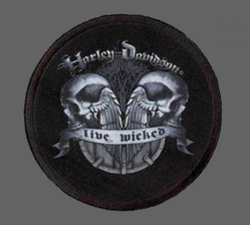 Harley davidson live wicked biker patch