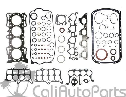 90-93 honda accord 2.2l sohc f22a1 f22a4 f22a6 full engine gasket set *graphite*