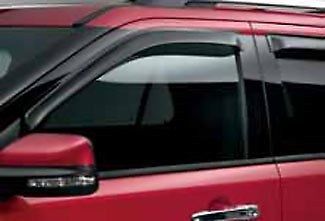 2011 thru 2016 explorer oem genuien ford smoke side window deflector kit 4-pc