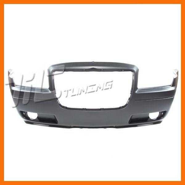 05-09 chrysler 300 base new front bumper cover ch1000438 primered facial 2.7l v6