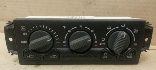 99-02 chevy 1500 suburban tahoe ac climate heater temp control 15060162