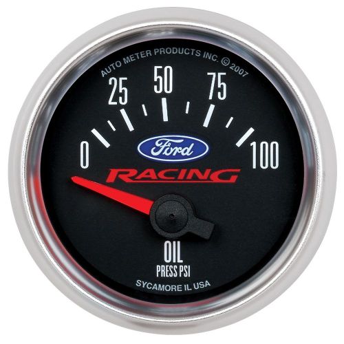 Auto meter 880076 ford racing series; electric oil pressure gauge