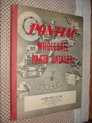 1937-1949 pontiac wholesale parts book catalog book wow