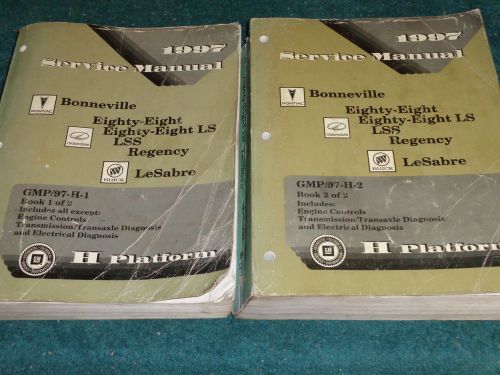 1997 pontiac bonneville / olds 88 / buick lesabre shop manual set / orig. books