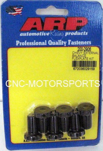 Arp flexplate bolt kit 200-2906 chevy 90 degree v6 305 502 v8 w/1 pc rear seal