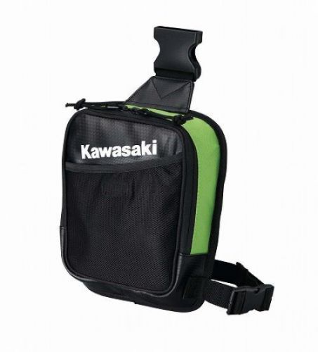 New kawasaki holster bag black green for motorcycle driving new rare genuine