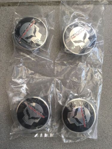 2009-2016 chevrolet corvette racing center wheel caps