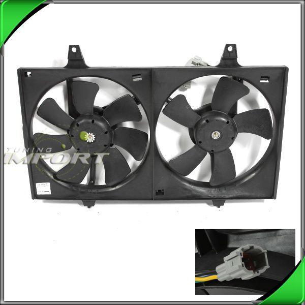 New 97-99 infiniti i30 maxima dual radiator a/c fan motor shroud replacement