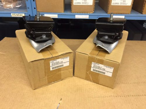 Subaru genuine group n sti motor mount set (p/n d1010fe110 and d1010fe120)