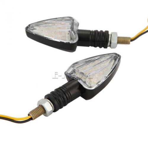 2pcs 12led turn signal light blinker 8mm for bmw ducati norton aprilia