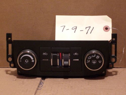 06 07 08 09 2010 chevy impala dual zone climate control