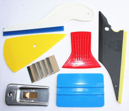 Useful 7 in 1 car window film tint tools squeegee scraper set kit car home tint
