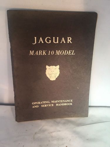Jaguar mk10 handbook