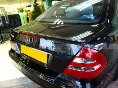 Carbon fiber mercedes benz 2003-2009 w211 e-class rear wing trunk spoiler