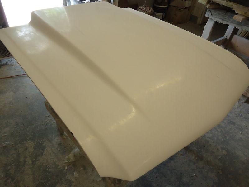 Fiberglass eleanor style or 3inch cowl bolt-on mustang hood,avail. for 1965-66 