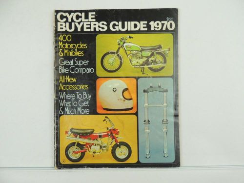 Vintage 1970  cycle buyers guide minibike yamaha royal star motocross l4669