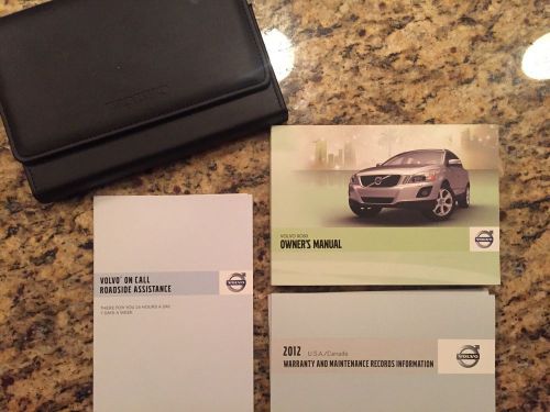 2012 volvo xc60 owners manual set