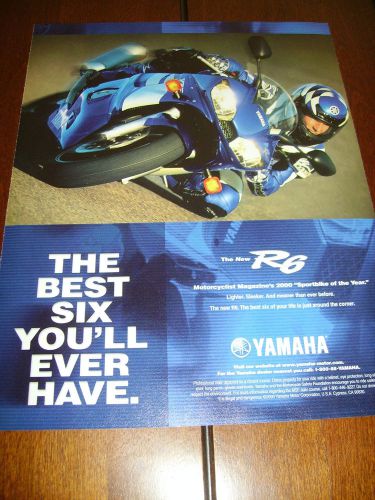 2000 yamaha r6    ***original  ad***