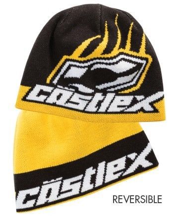 Castle x racewear beanie hat flip-it yellow
