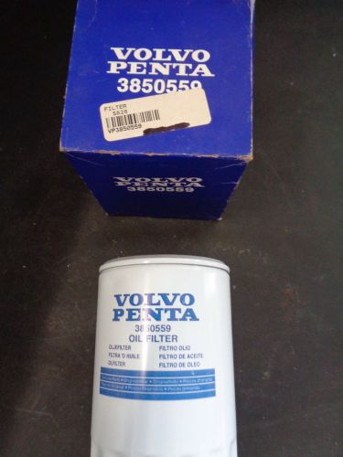 Volvo penta new oem remote oil filter 3850559 4.3l, 5.0l, 5.7l, 7.4l, 8.2l