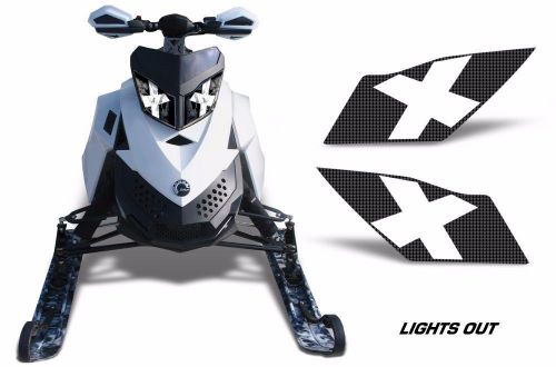 Amr racing ski doo rev xp summit sled snowmobile headlight eye kit 08-12 lt out