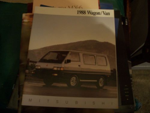 1988 mitsubishi van    brochure