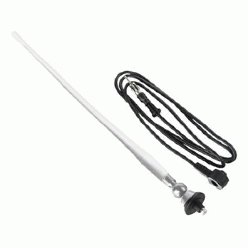 Boss audio #mrant12w - white rubber ducky marine antenna - weather proof