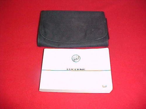 2007 original buick lucerne owners manual service guide book 07 w/ glovebox case