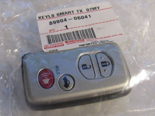 07-10 oem new toyota avalon camry hybrid smart remote fob 4 button hyq14aab