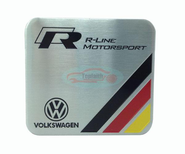 Germany racing emblem badge motor sport rear sticker for volkswagen rline r-line