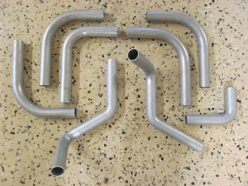 1&#034; 1.0&#034; mandrel bent aluminum tubing, coolant line, hose, 8 piece kit