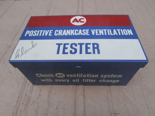 Vintage original ac positive crankcase ventilation tester ct-20 usa