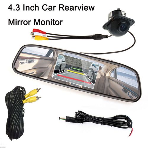 Car rearview parking kit -  13.5mm lens backup camera + 4.3 inch reverse monitor